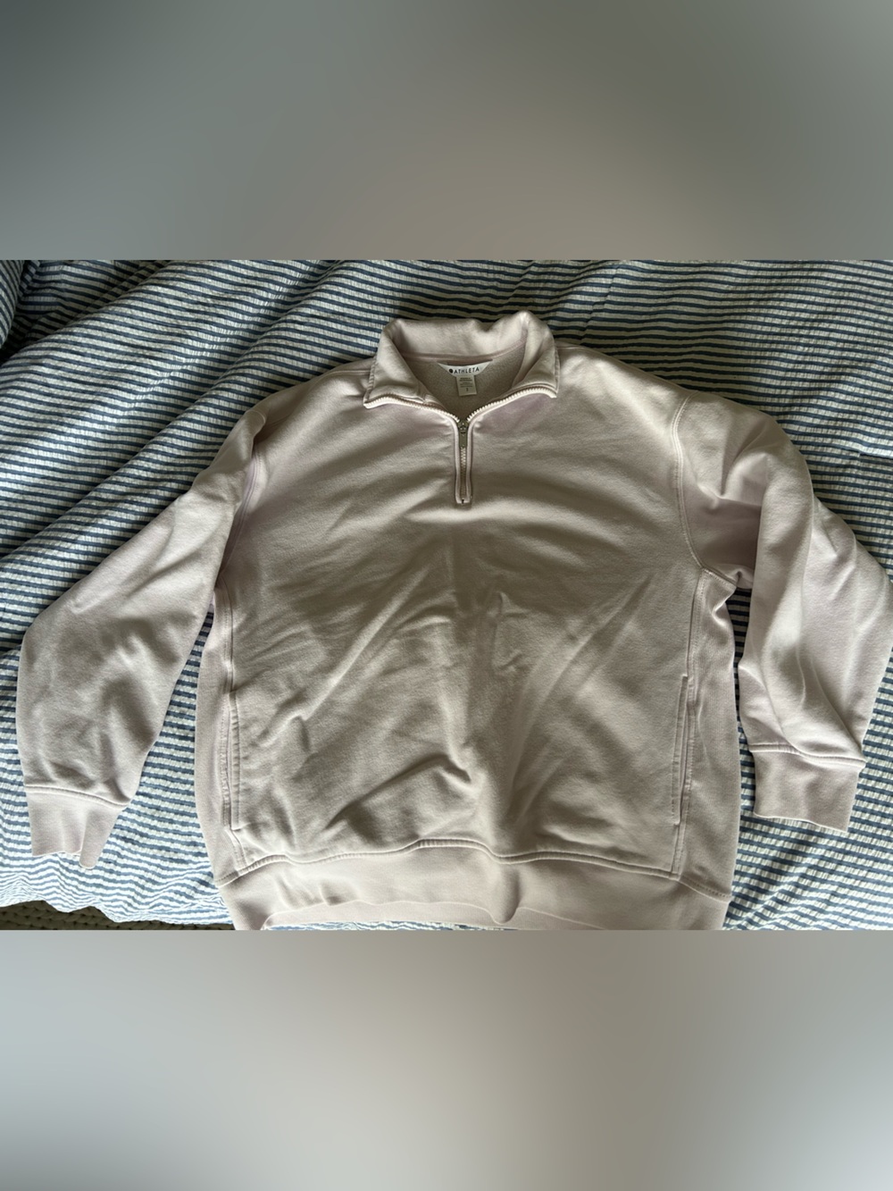 Pink Athleta 1/4 zip